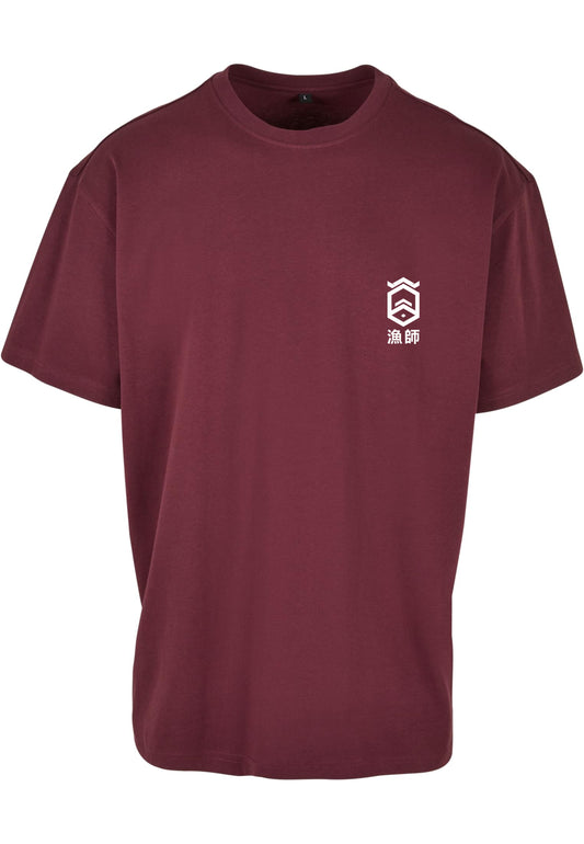 Camiseta Oversize Granate